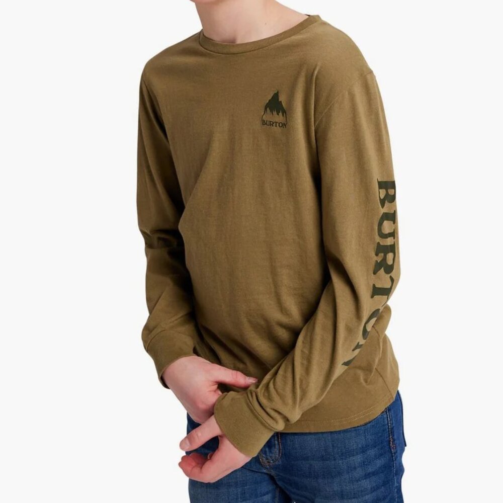 Burton Kids Elite Long Sleeve T-Shirt - Martini Olive Small. Condition i…
